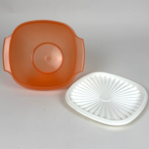 Vintage Tupperware Servalier 3-Set Bowls & Lids #858 838 840 - Picture 3 of 4